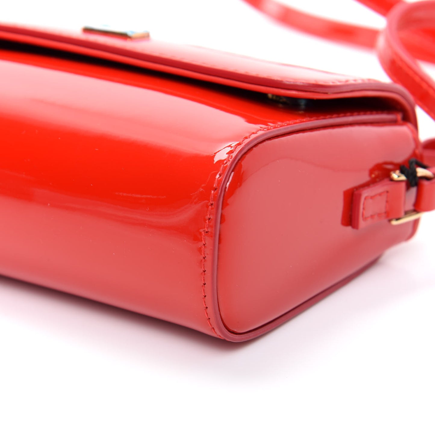 Patent Kids DG Escape Crossbody Bag Rosso