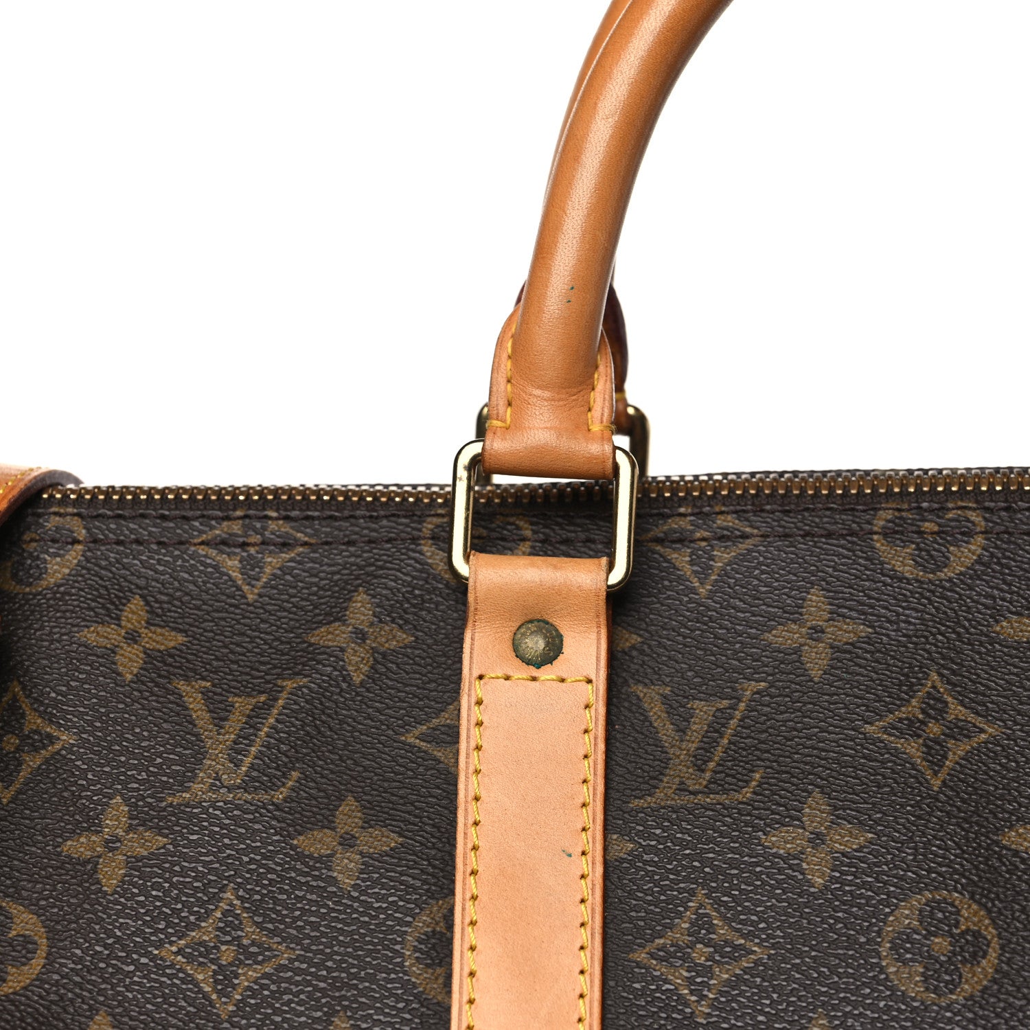Louis Vuitton Monogram Keepall Bandouliere 50 9 of 10