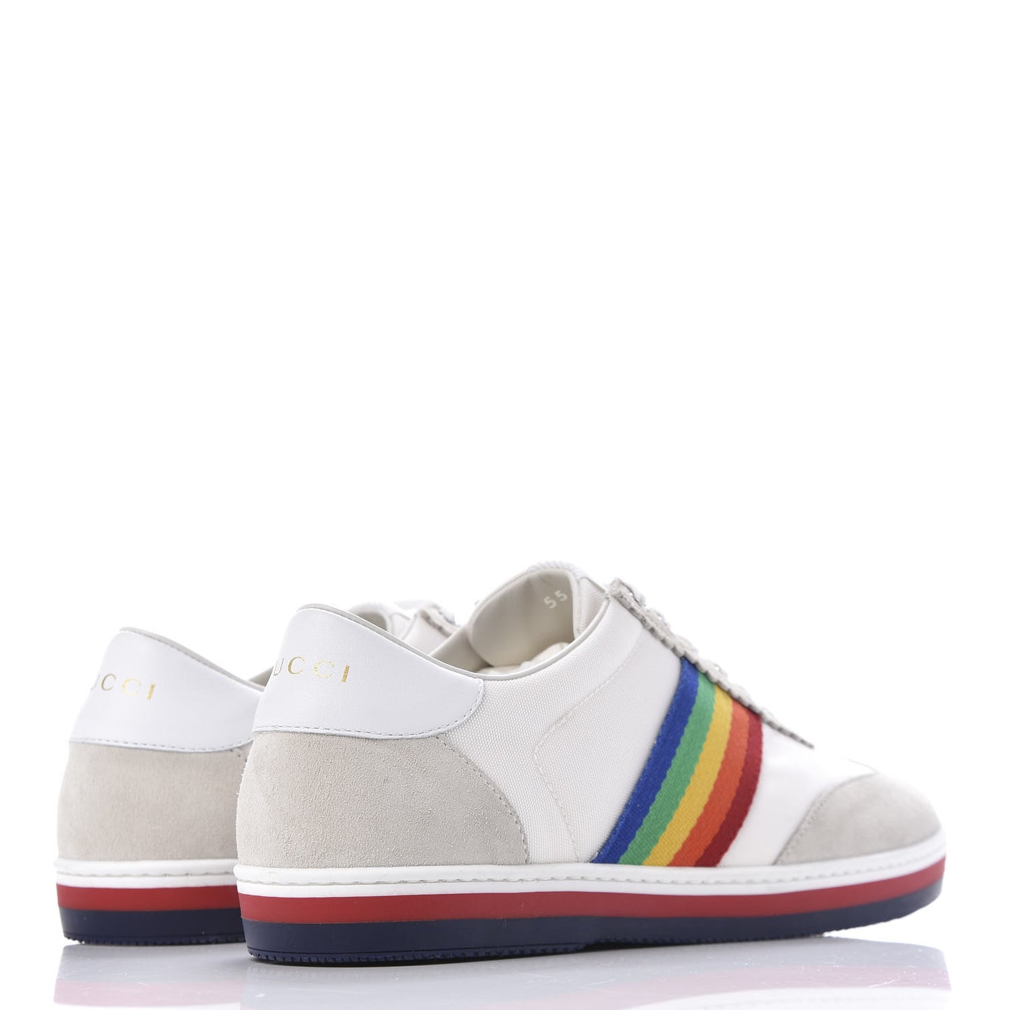 Suede Rainbow Womens G74 Sneakers 37 White