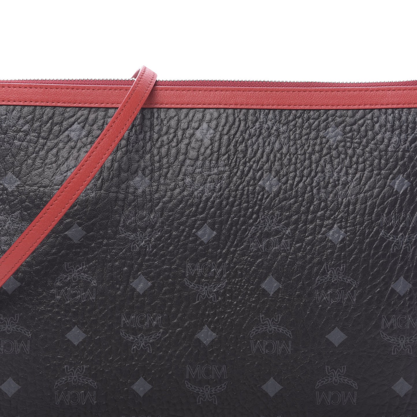 Visetos Crossbody Pouch Black Red
