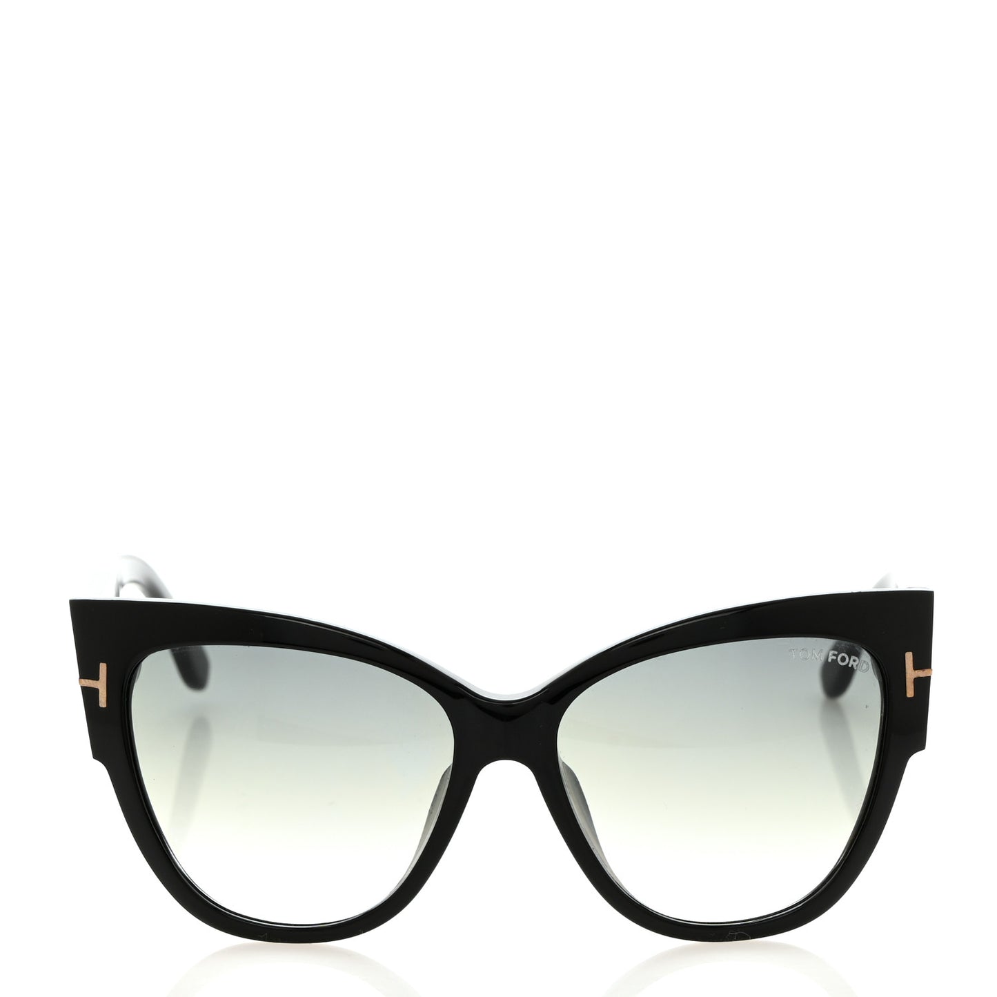 Acetate Anoushka Cat Eye Sunglasses TF371 Black