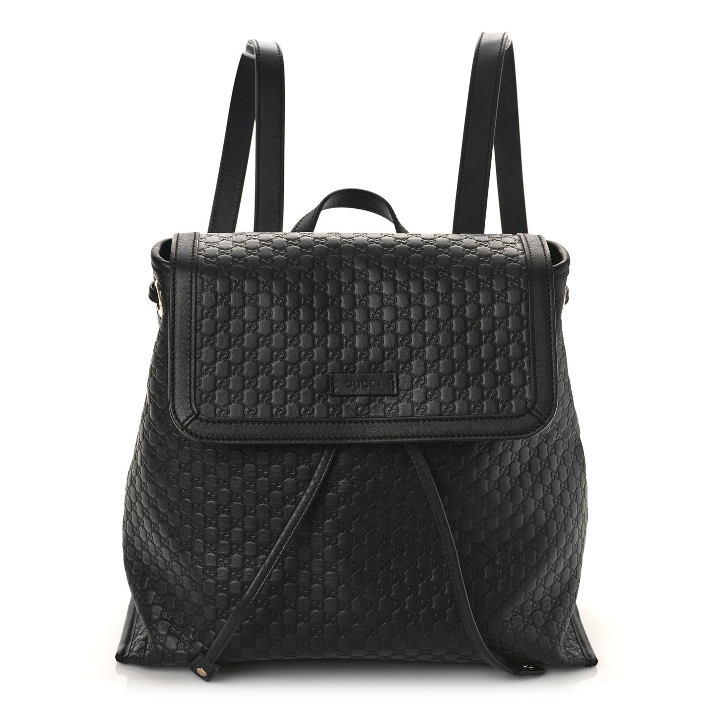 Microguccissima Drawstring Backpack Black