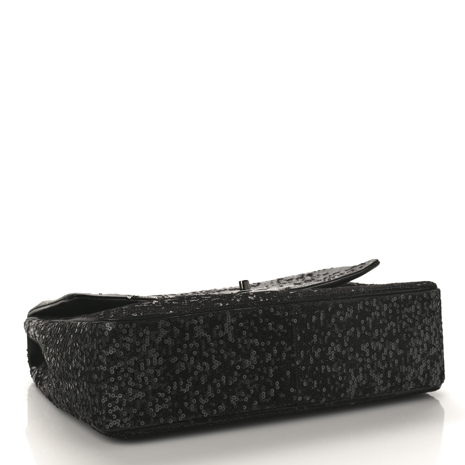Chanel Sequin Lambskin Medium Moonlight on Water Flap Black 4 of 10