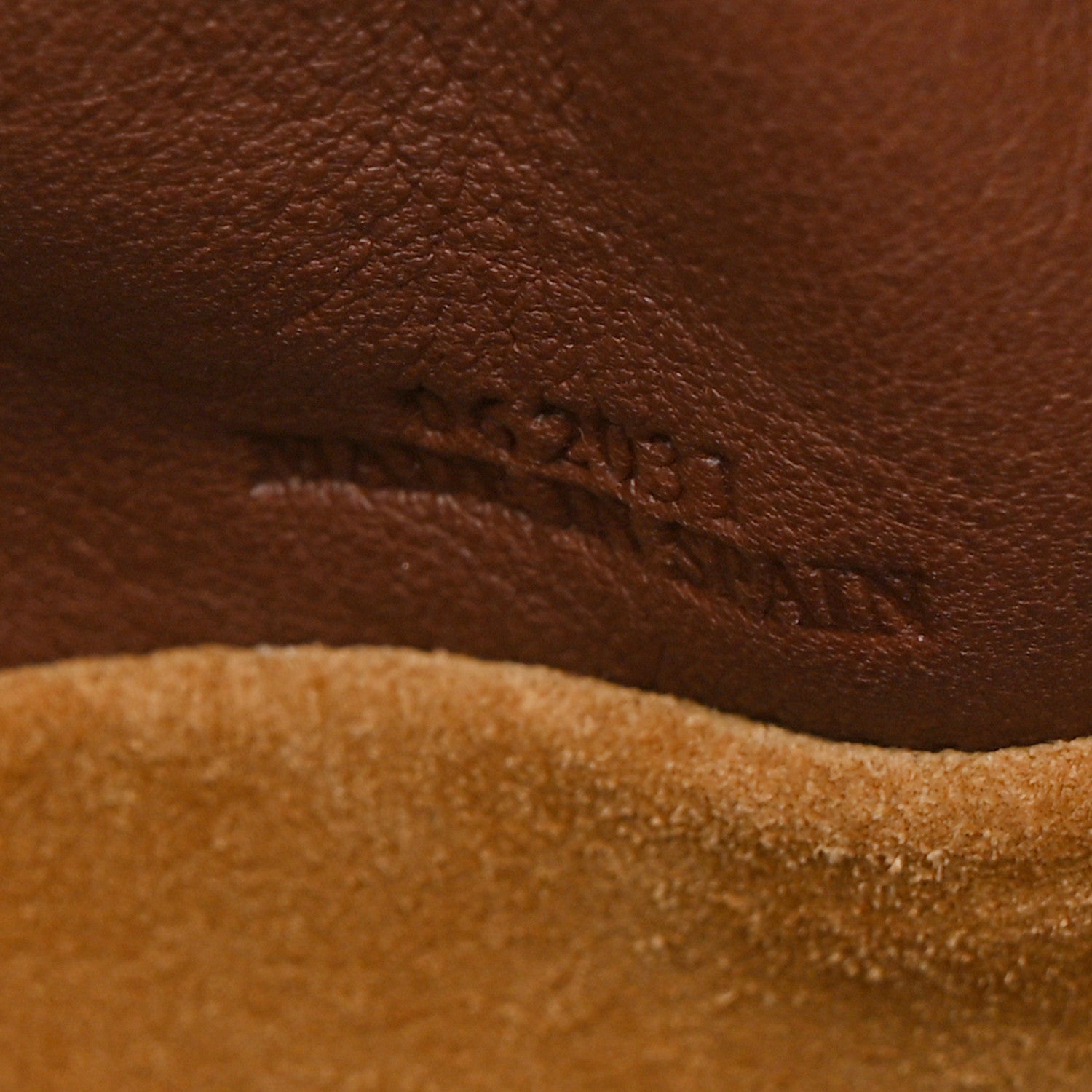 Loewe Nappa Medium Bi-Color Flamenco Knot Bag Brown 6 of 9