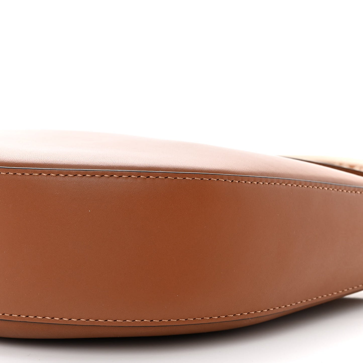 Satin Calfskin Jacquard Luna Bag Pecan