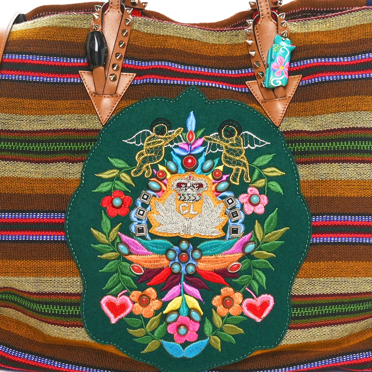 Tissu Calfskin Mexicaba Tote Multicolor