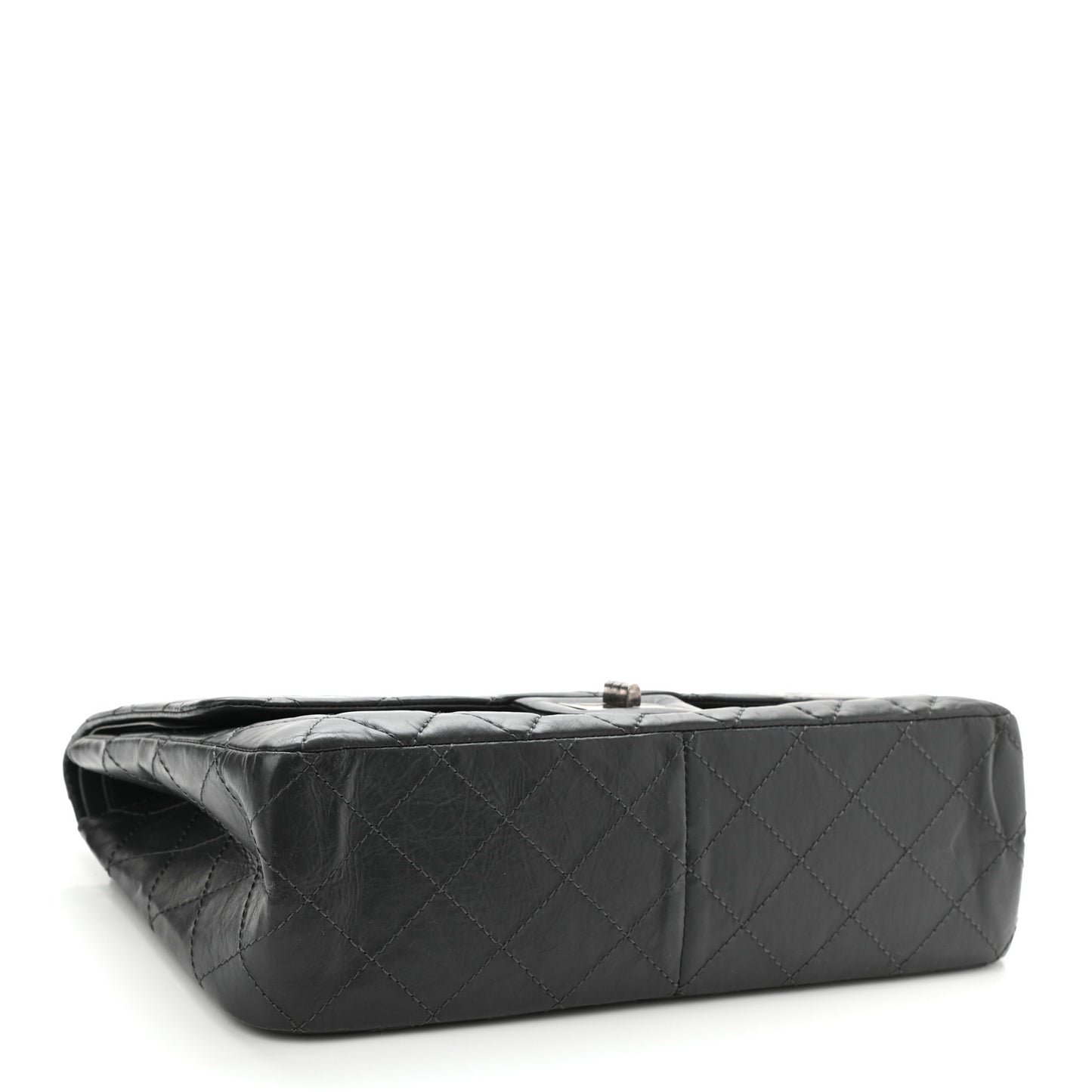 Aged Calfskin Quilted 2.55 Reissue 227 Flap Grey