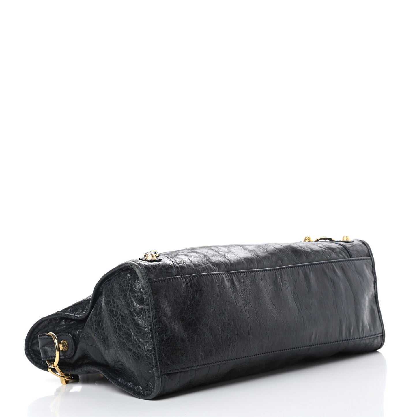 Agneau Giant 12 Gold Hardware City Bleu Obscur