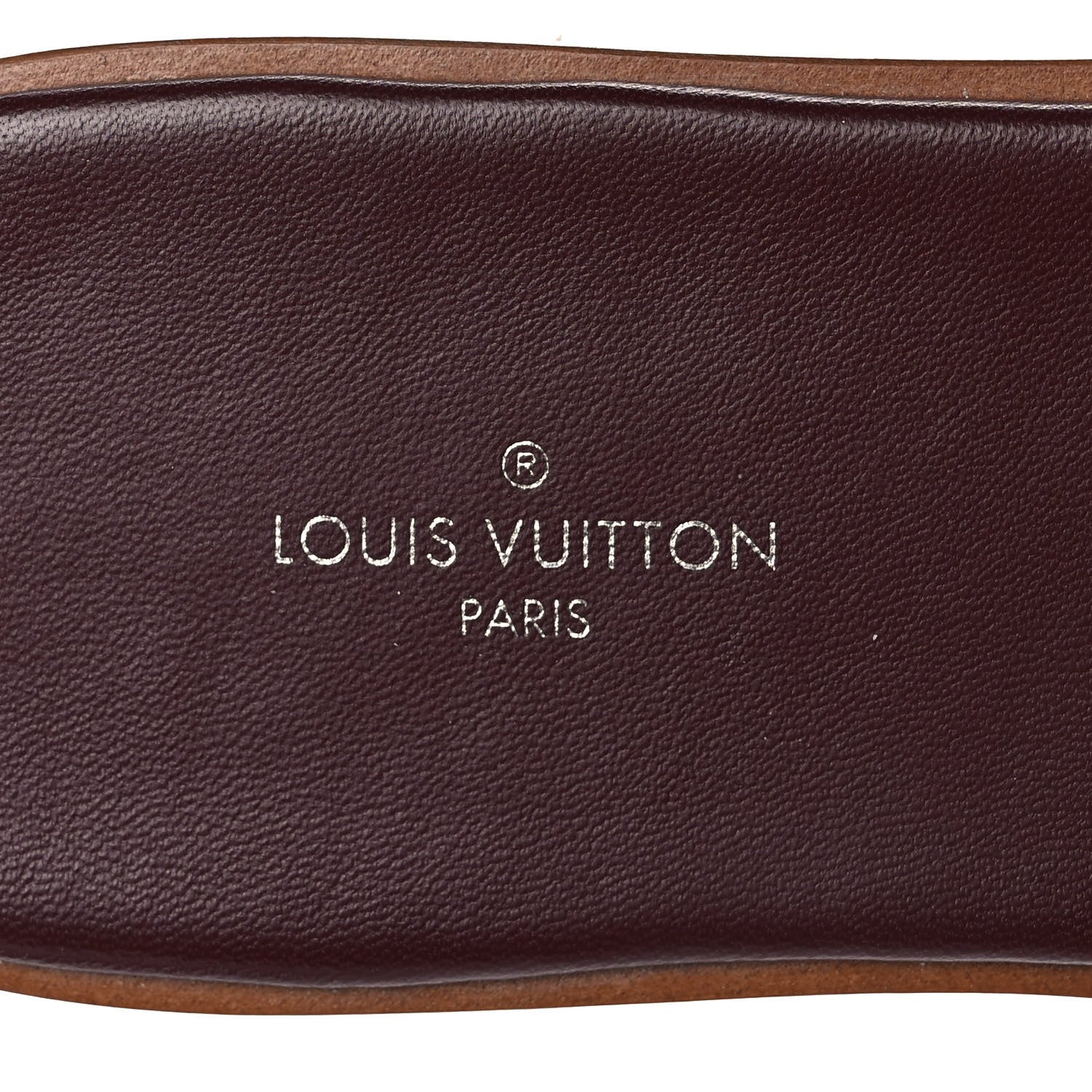 Louis Vuitton Jacquard Since 1854 Lock It Flat Mule 37 Bordeaux 8 of 10