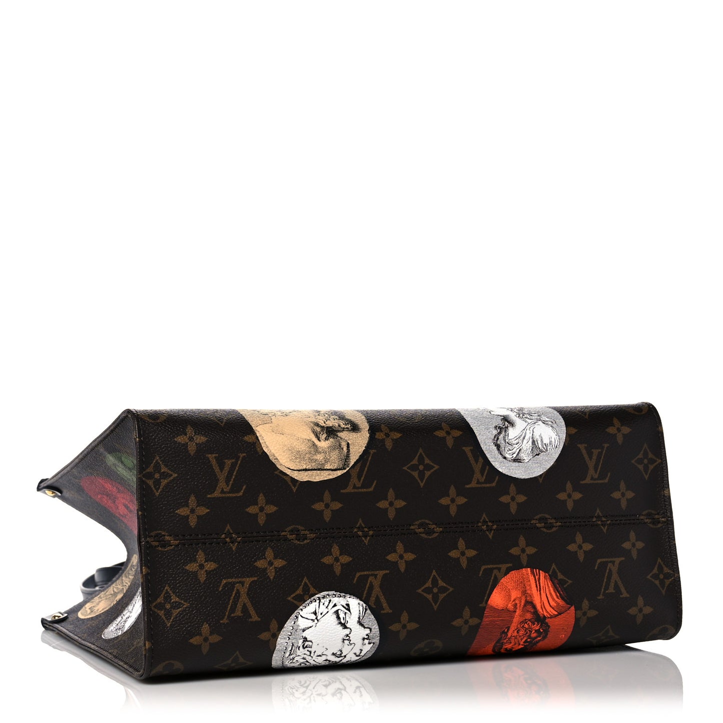 X FORNASETTI Monogram Cameo Onthego MM