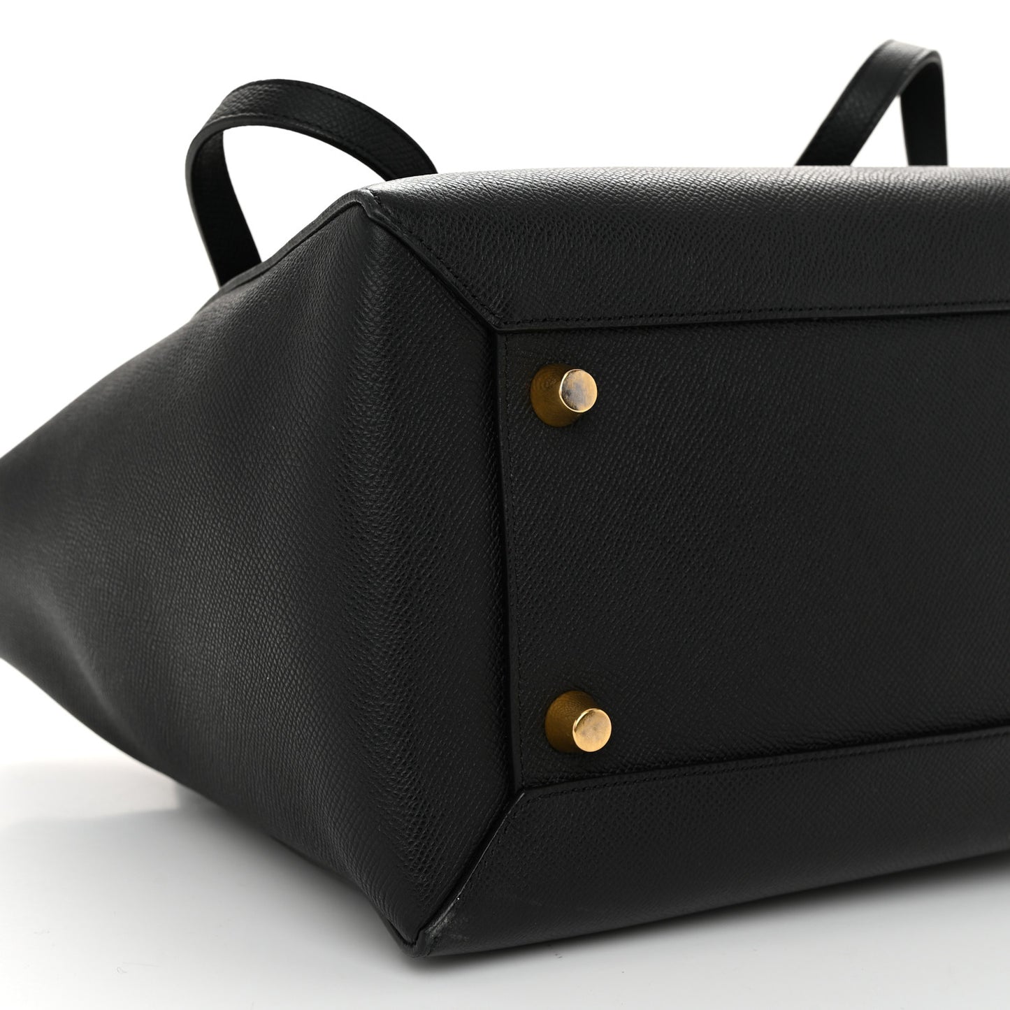 Grained Calfskin Mini Belt Bag Black
