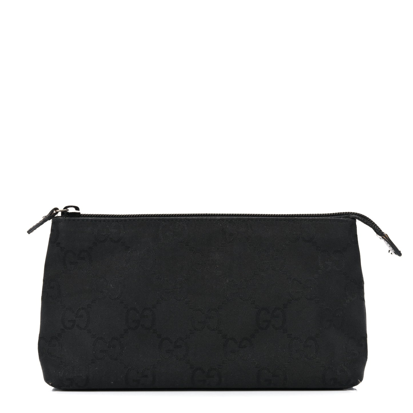 Nylon Monogram Cosmetic Pouch Black