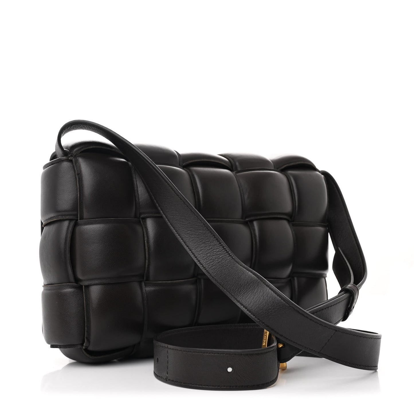 Nappa Maxi Intreccio Padded Cassette Crossbody Bag Fondant