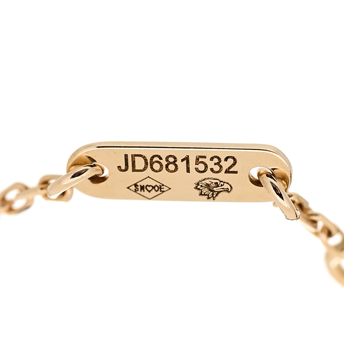 18K Yellow Gold Mother of Pearl Sweet Alhambra Bracelet