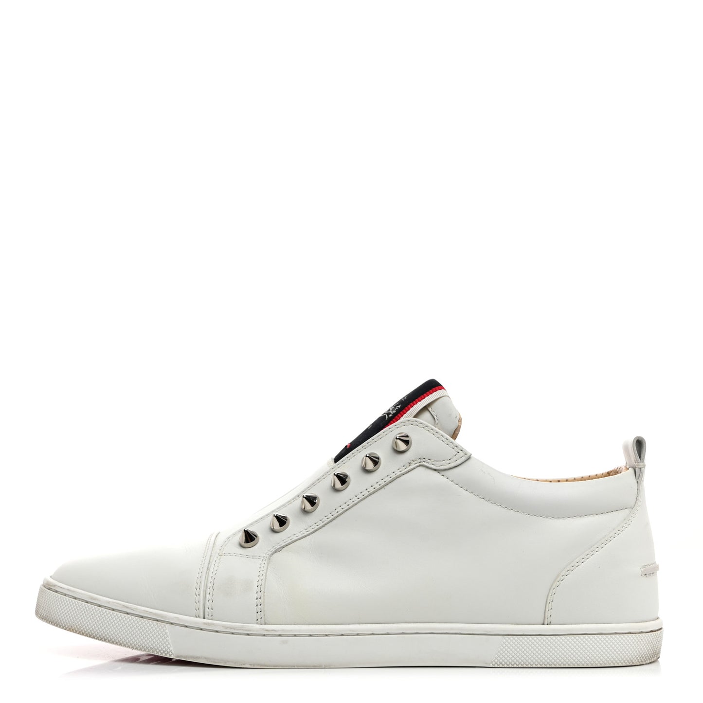 Calfskin Womens F.A.V Fique A Vontade Flat Sneakers 41 White