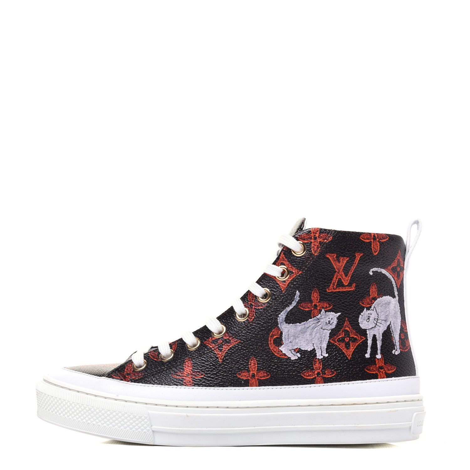 Louis Vuitton Catogram Stellar Sneaker Boots 35 Marron 1 of 14