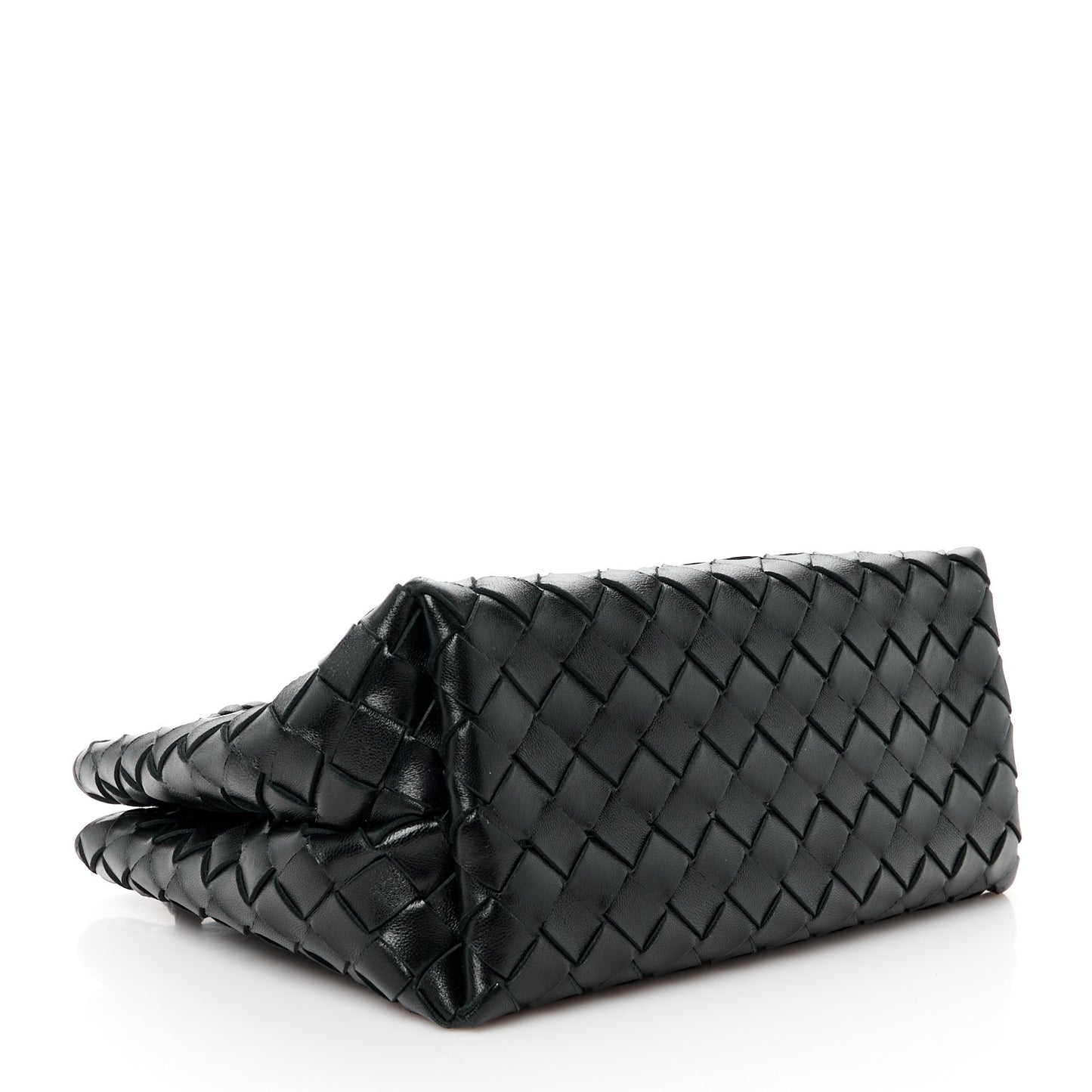 Nappa Intrecciato Small Andiamo Shoulder Bag Black