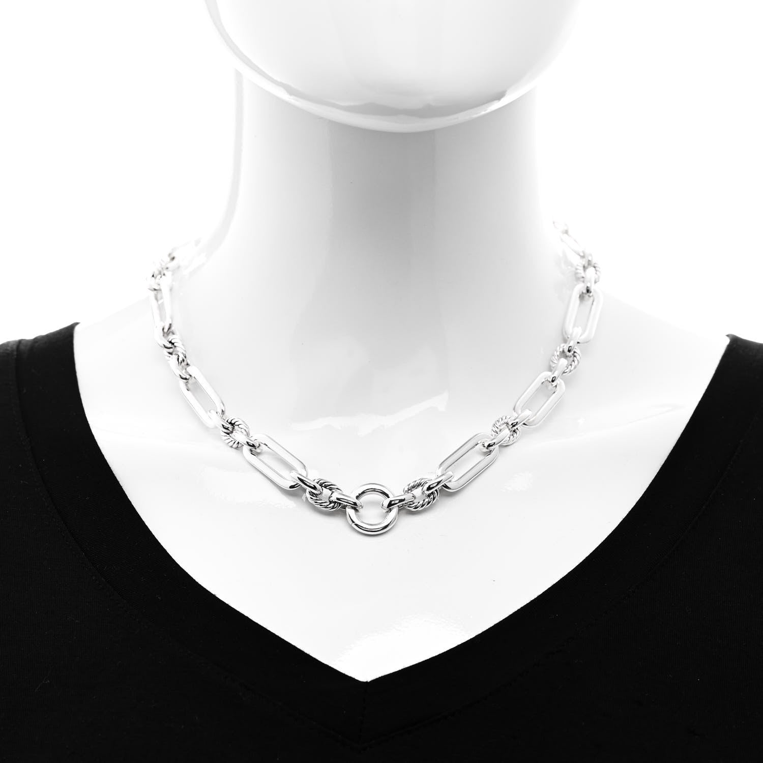 David Yurman Sterling Silver Lexington Chain Necklace 18" 2 of 4