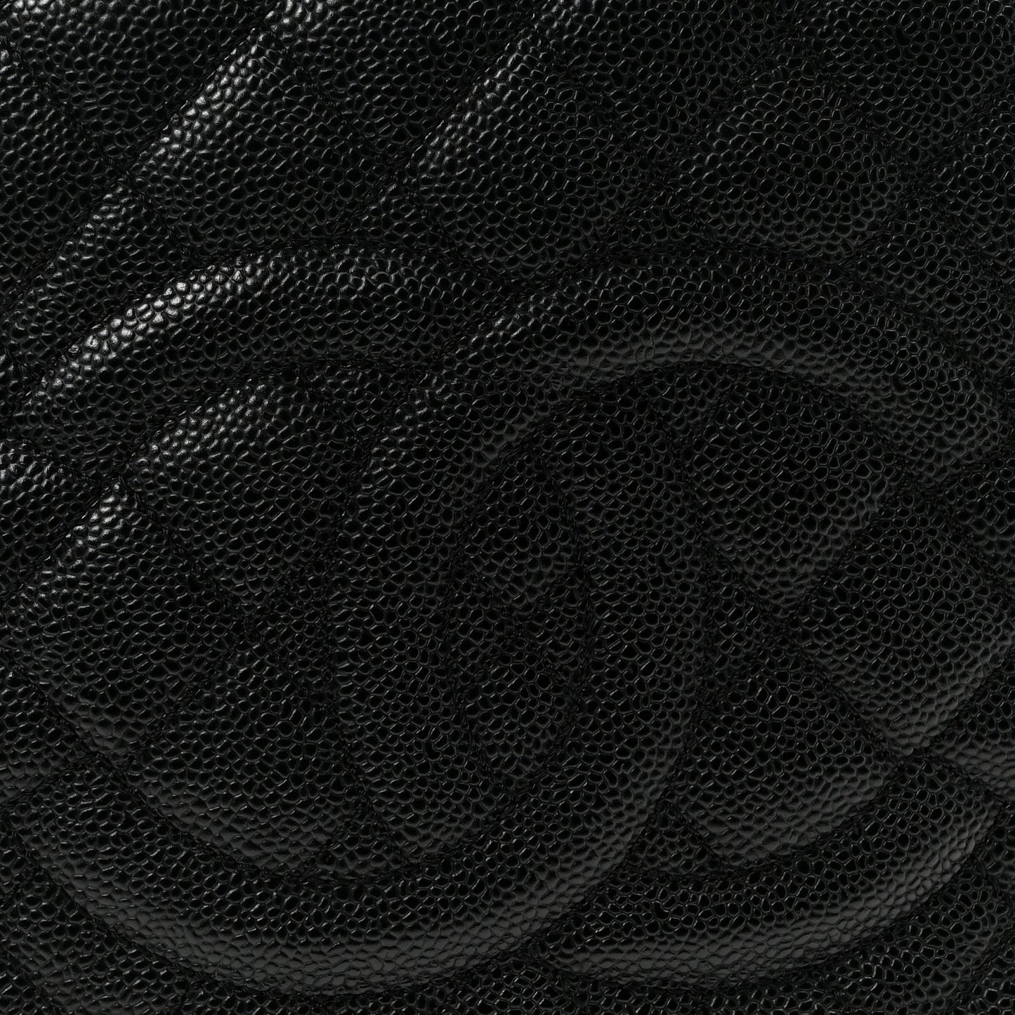 Caviar Quilted Grand Shopping Tote GST Black