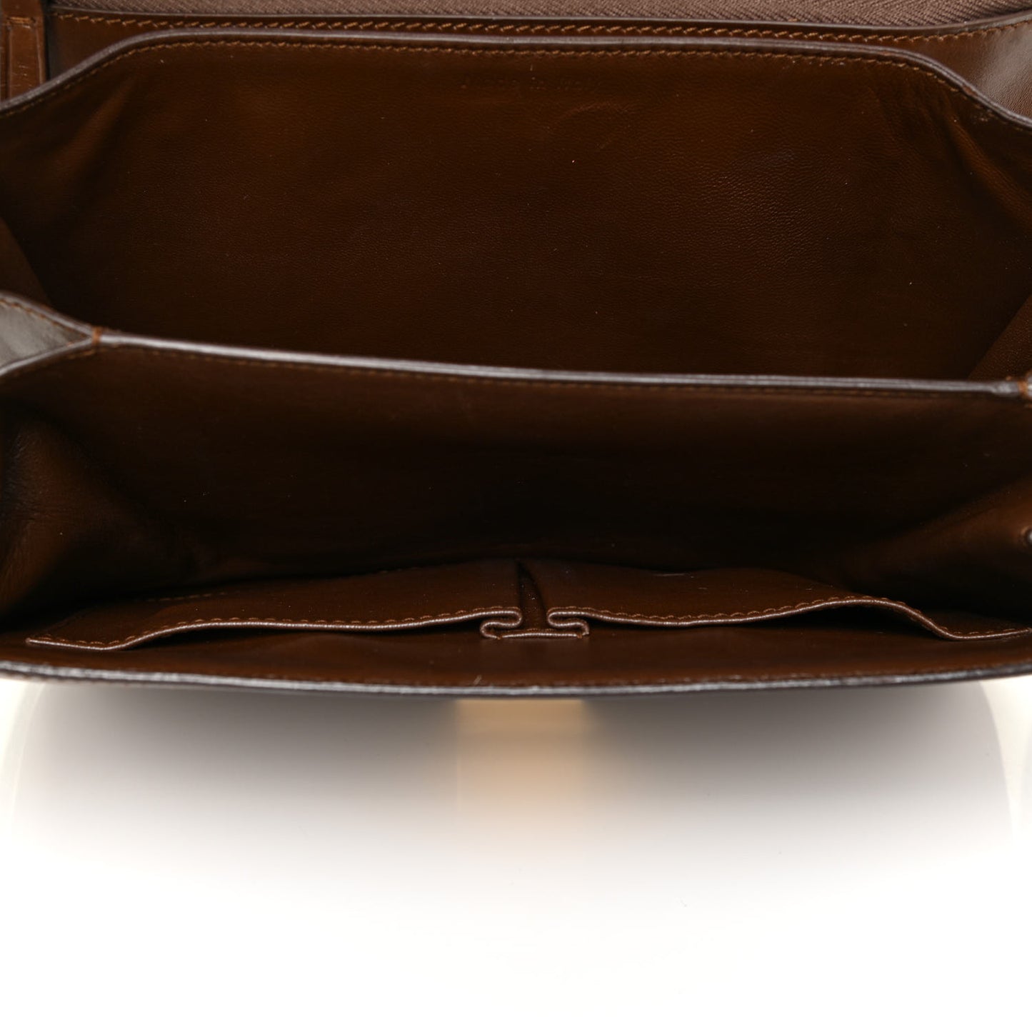 Box Calfskin Medium Classic Box Flap Bag Havana