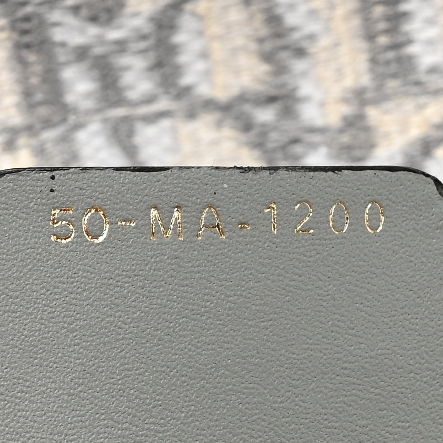 Oblique Slim Saddle Pouch Grey