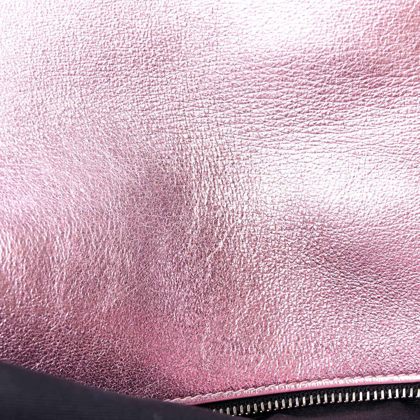 Metallic Lambskin Quilted Sade Puffer Envelope Clutch New Azalea