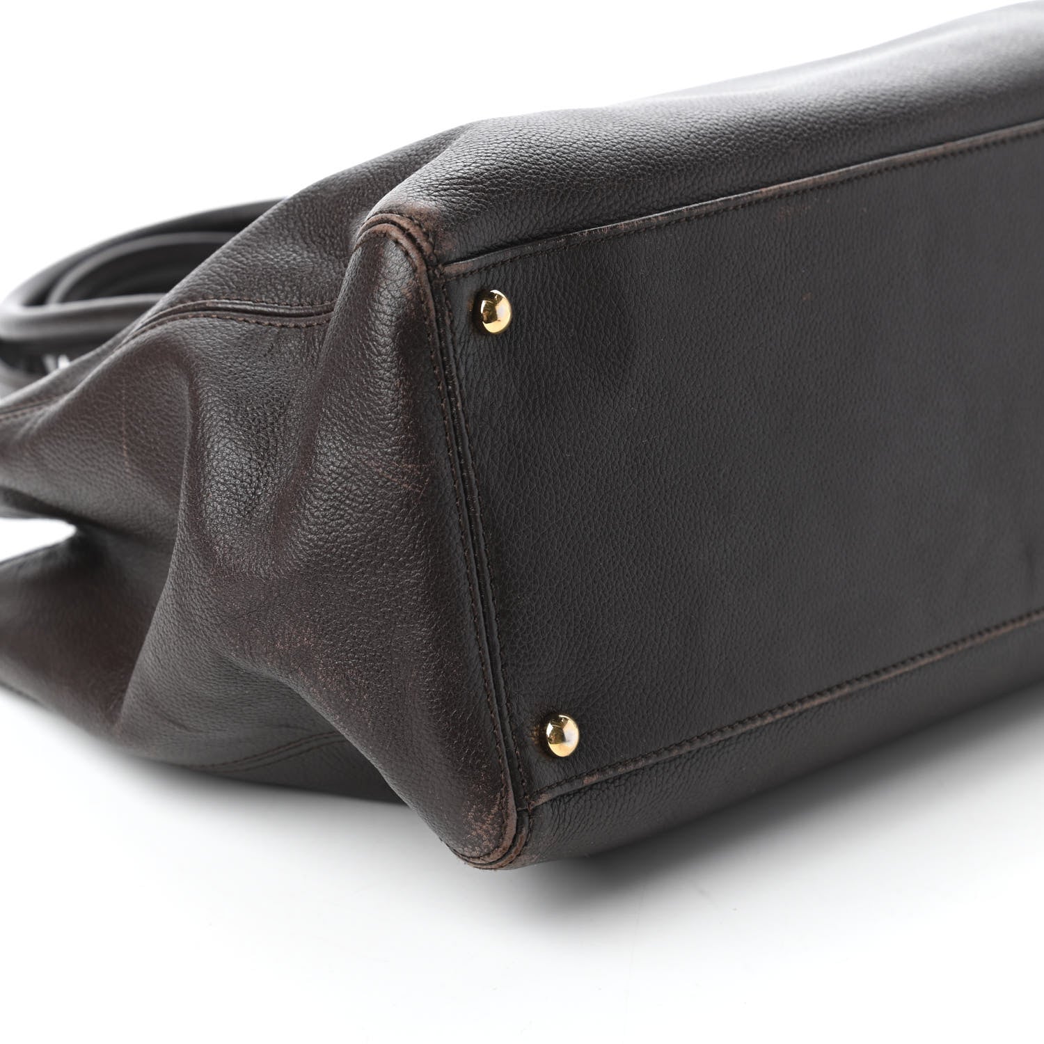 Chanel Calfskin Cerf Executive Shopper Tote Brown 6 of 12