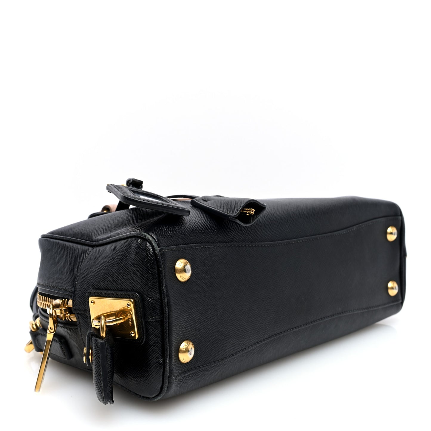 Saffiano Lux Bauletto Black Cammeo