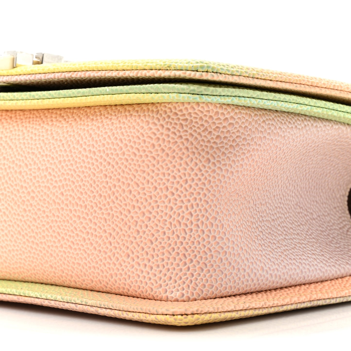 Caviar Quilted Medium Cuba Rainbow Boy Flap Multicolor