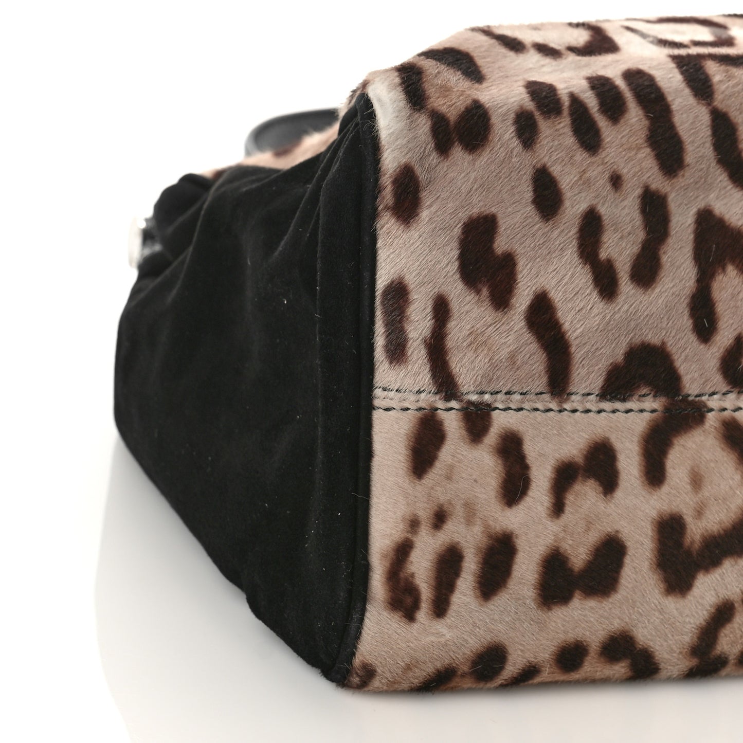 Calf Hair Leopard Print Snakeskin Medium Miss Sicily Shopper Tote