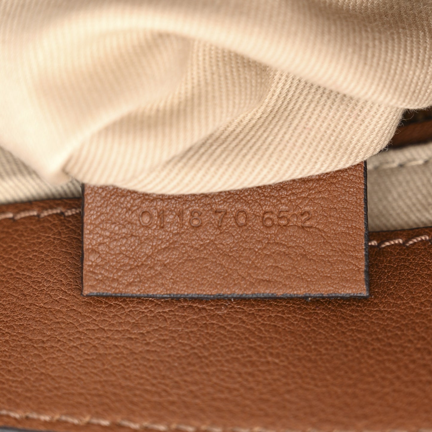 Suede Calfskin Medium Faye Backpack Tan