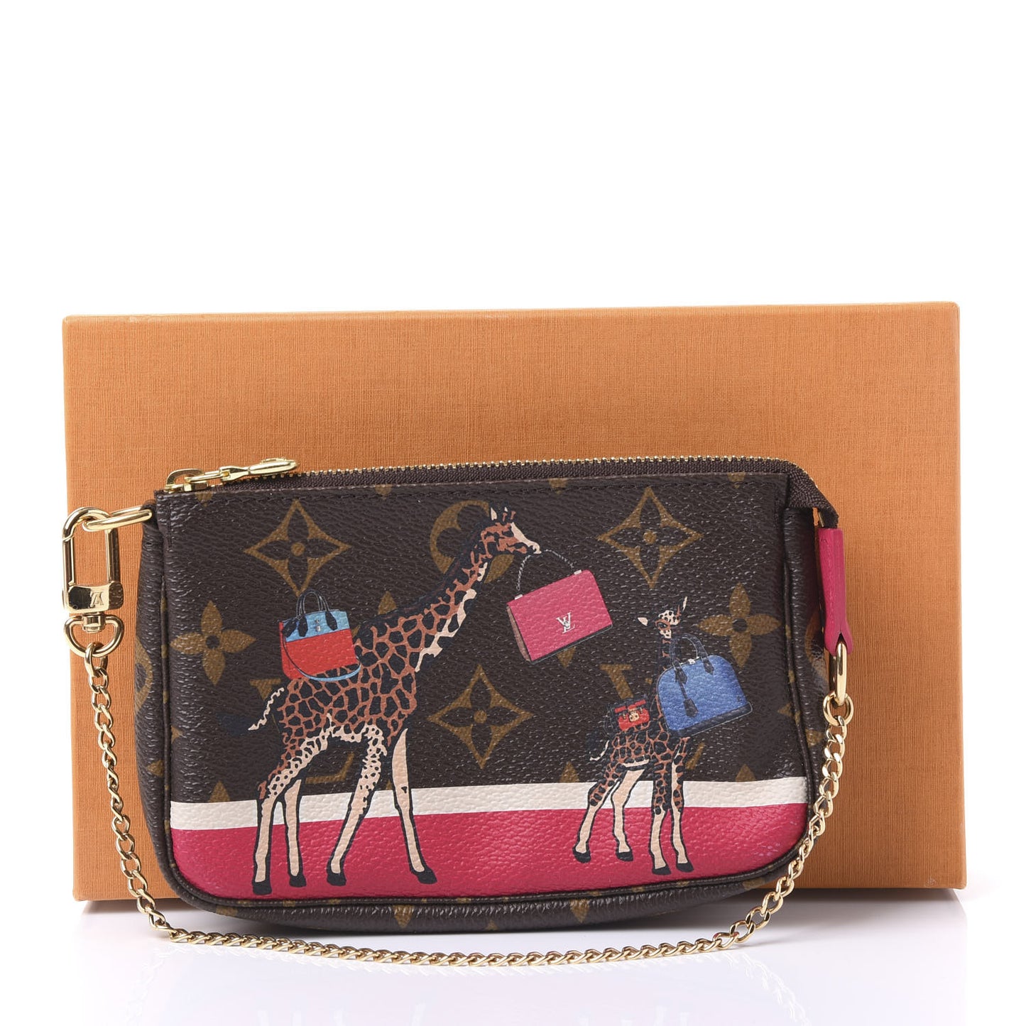 Monogram 2017 Christmas Animation Mini Pochette Accessories