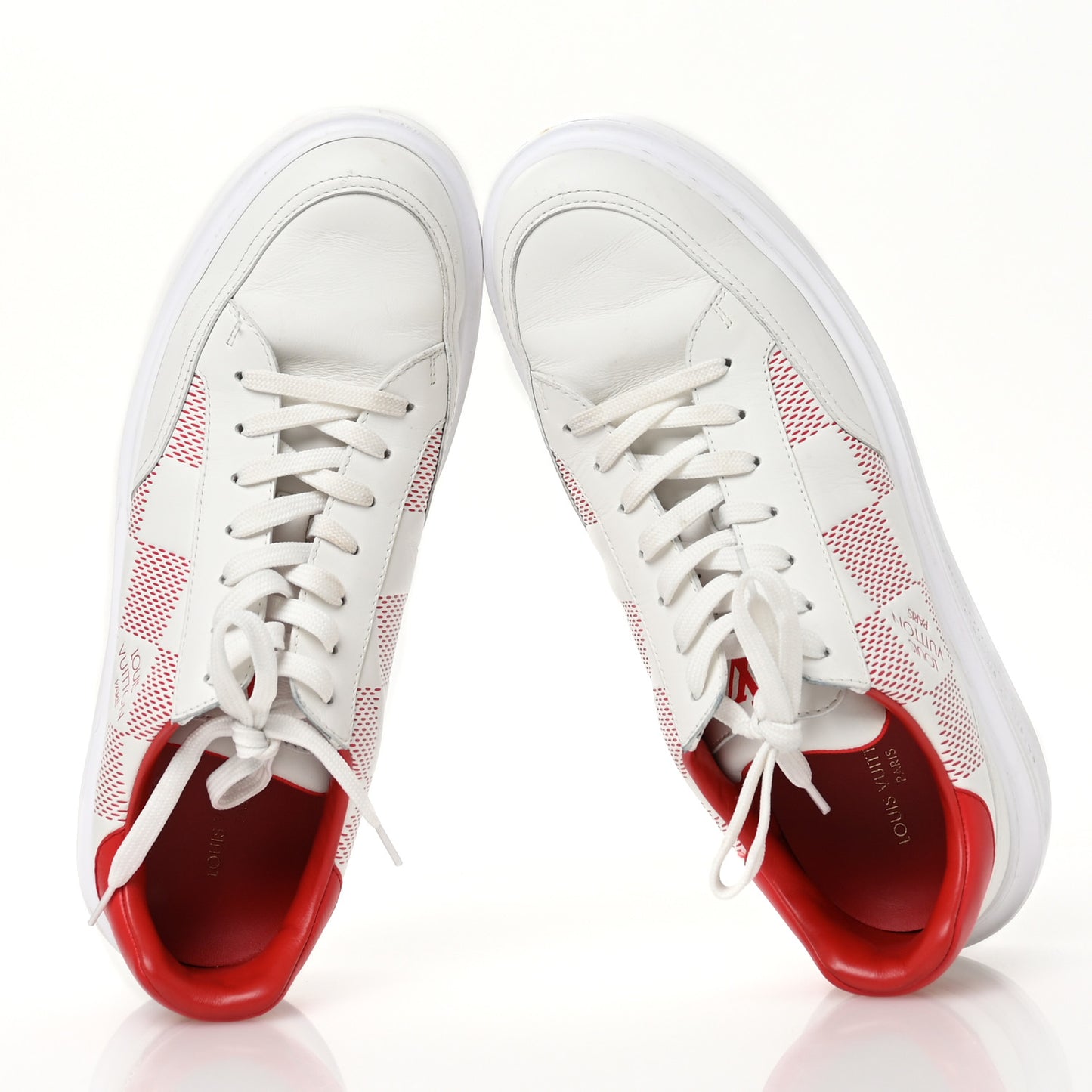 Calfskin Damier Beverly Hills Mens Sneakers 8