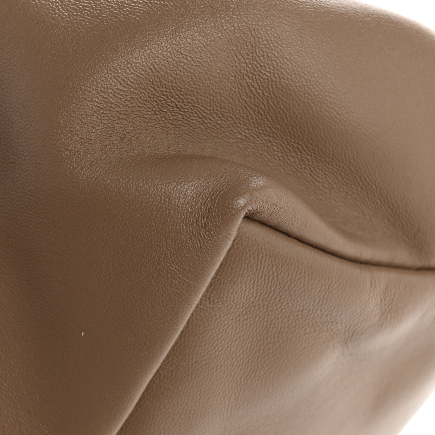 Lambskin Cloud Clutch Biscotto