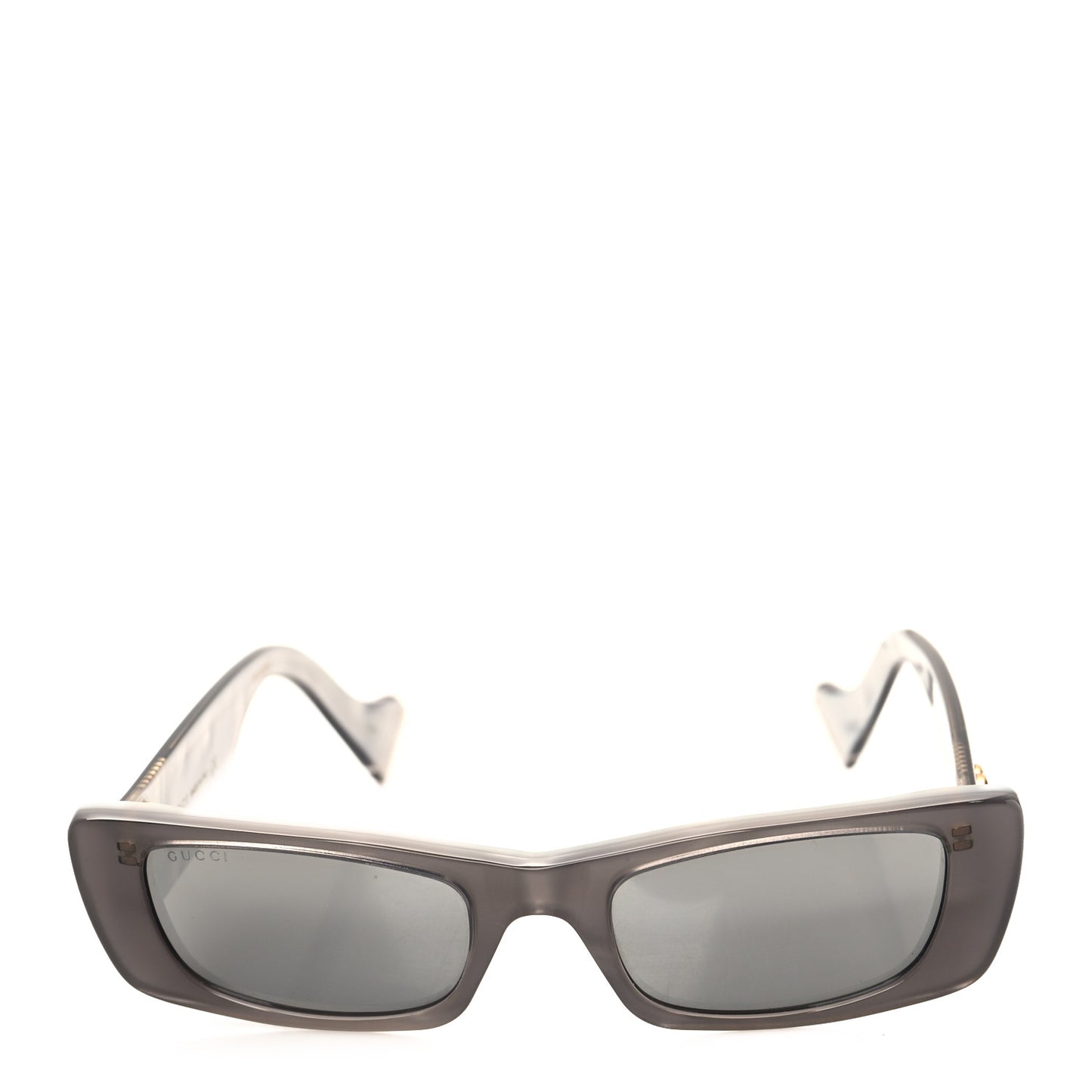 Acetate Rectangular GG0516S Sunglasses Grey Gold