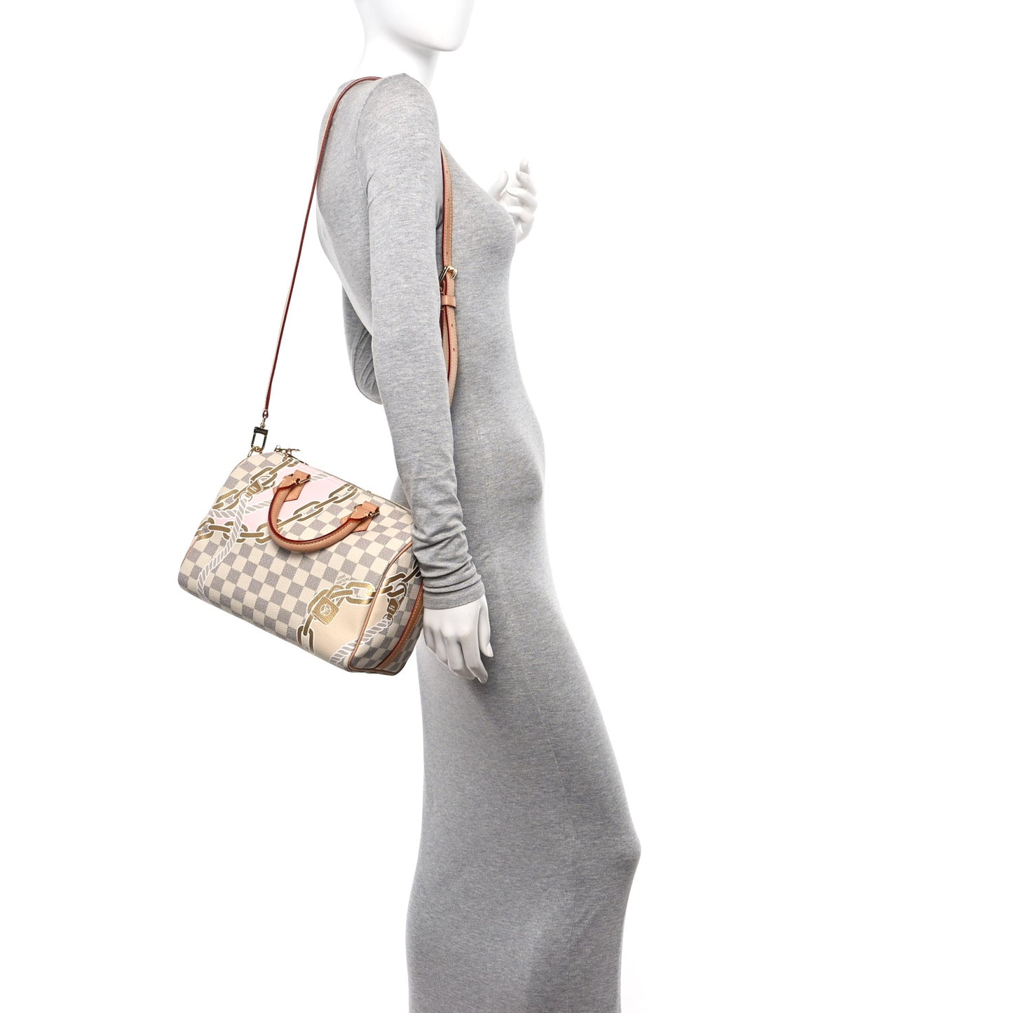 Damier Azur Nautical Speedy Bandouliere 25
