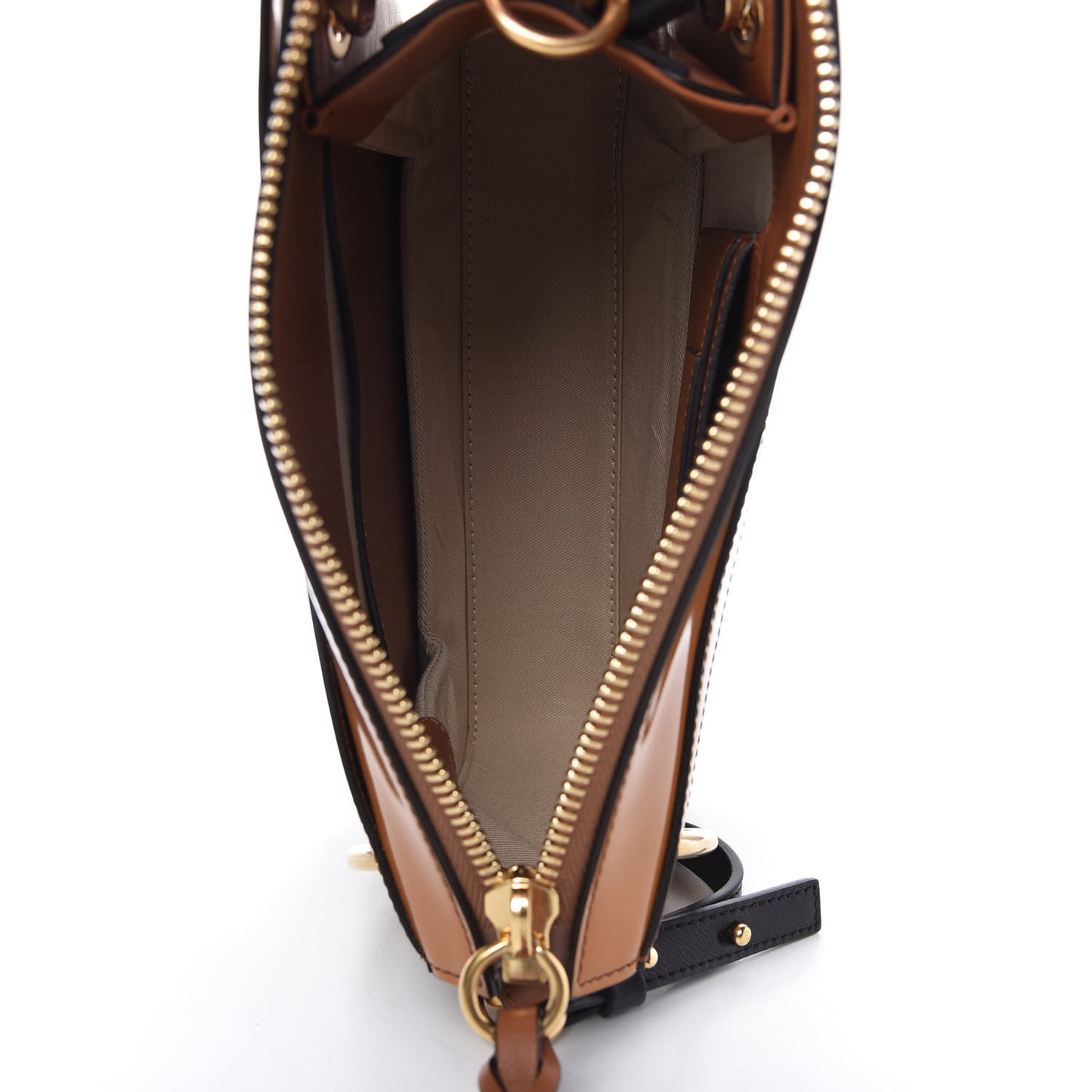 Patent Small Roy Bag Caramel