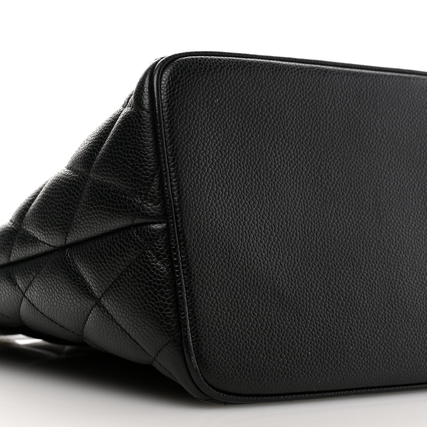 Caviar Quilted Medallion Tote Black