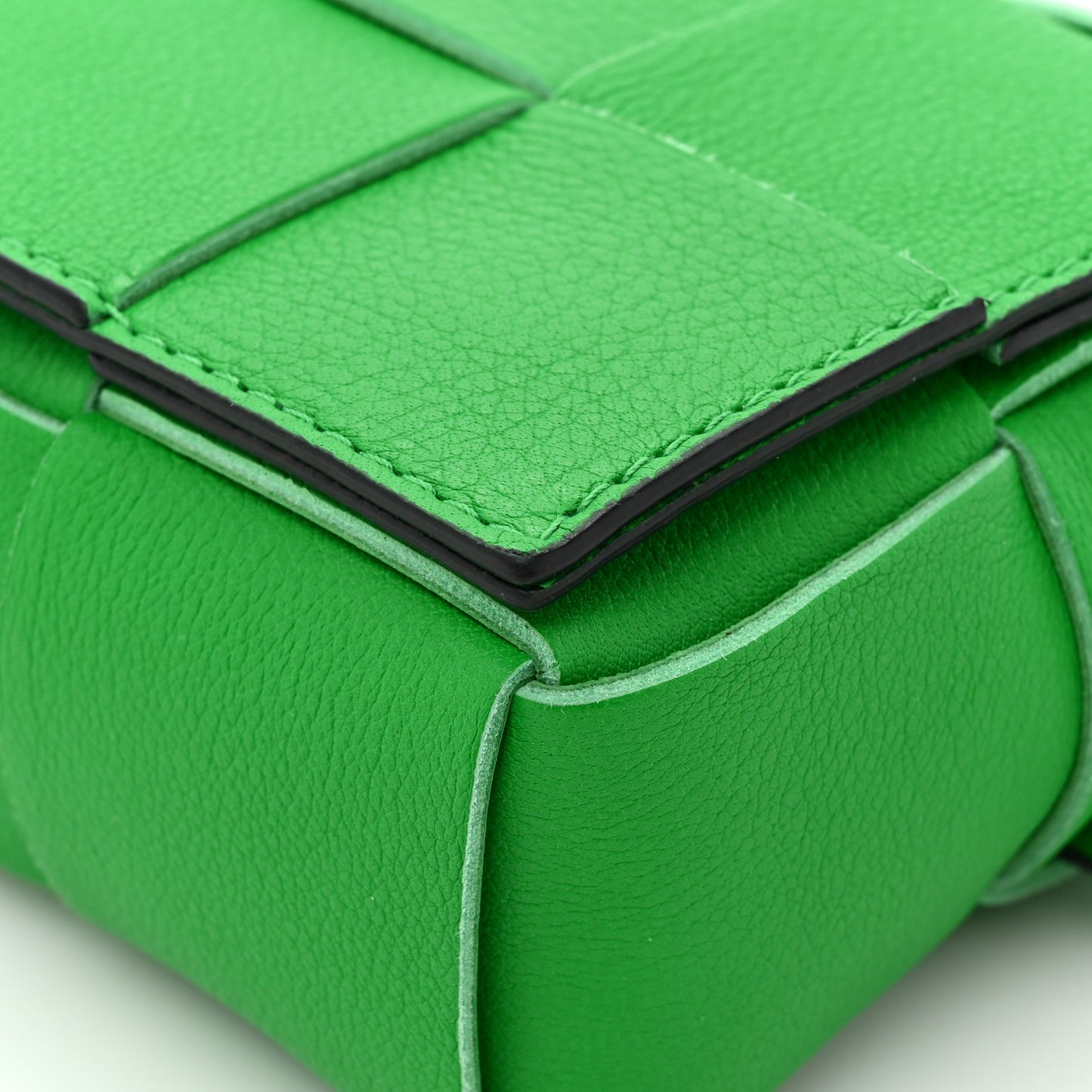 Nappa Maxi Intreccio Mini Belt Cassette Bag Parakeet