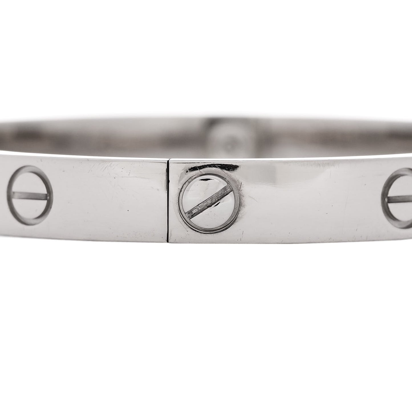 18K White Gold LOVE Bracelet 18