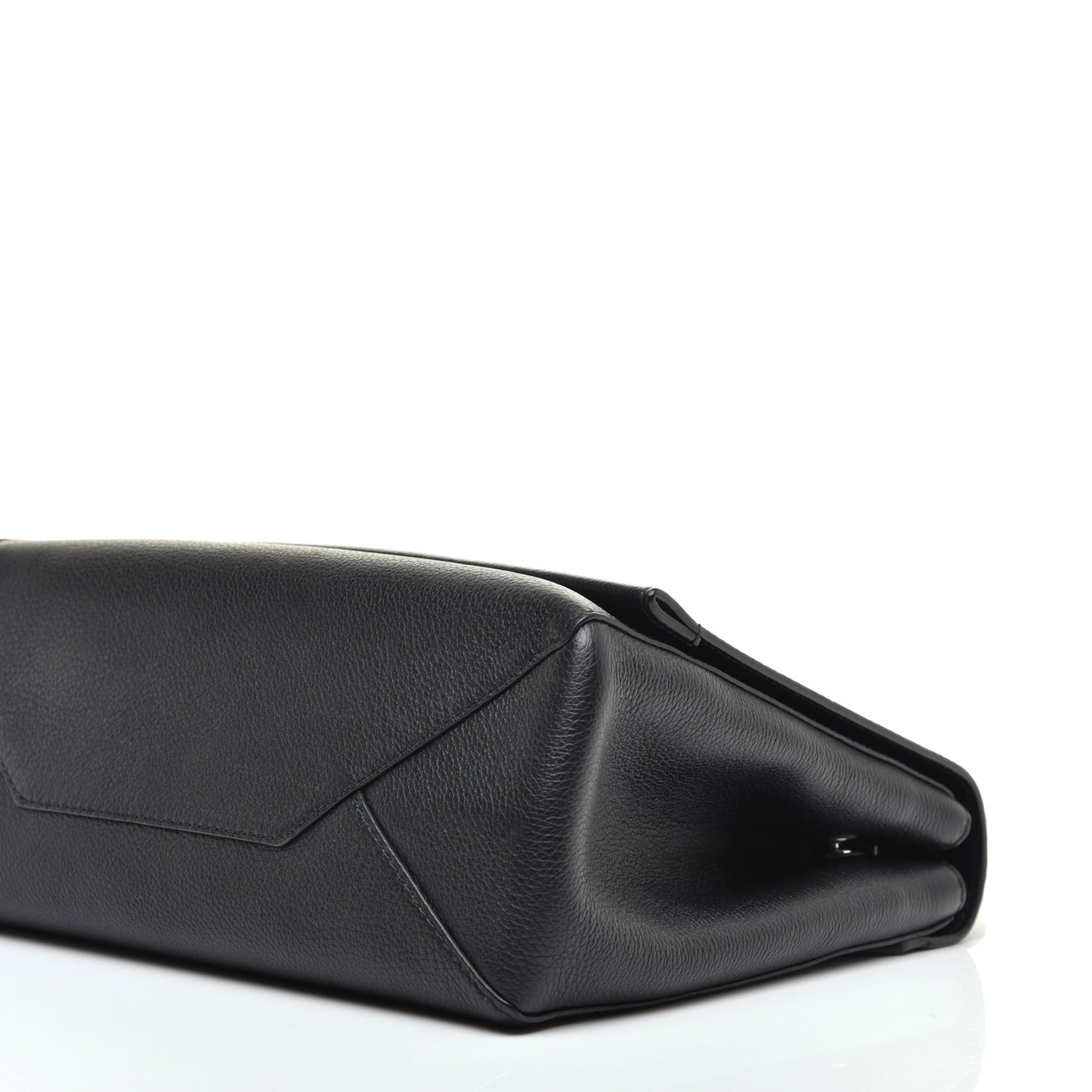 Soft Calfskin Lockme II Top Handle Black