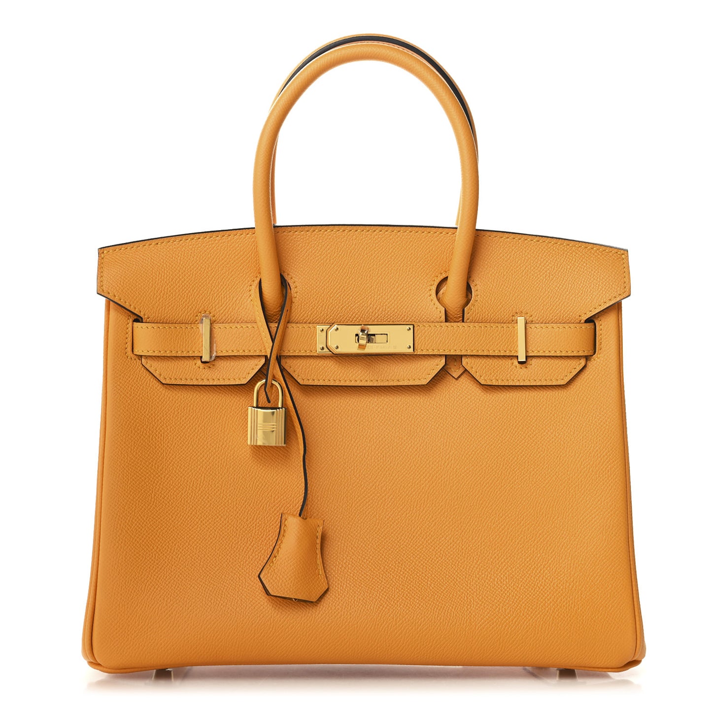 Epsom Horseshoe Birkin 30 Jaune D'Or