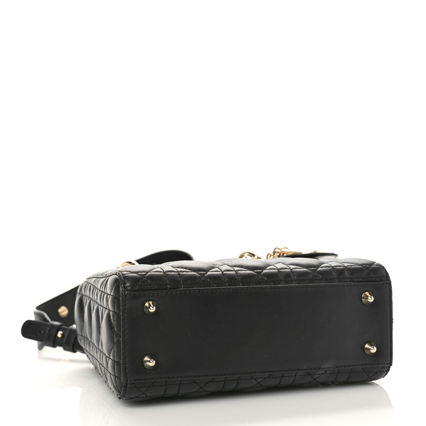 Lambskin Cannage Small My ABCDior Lady Dior Black
