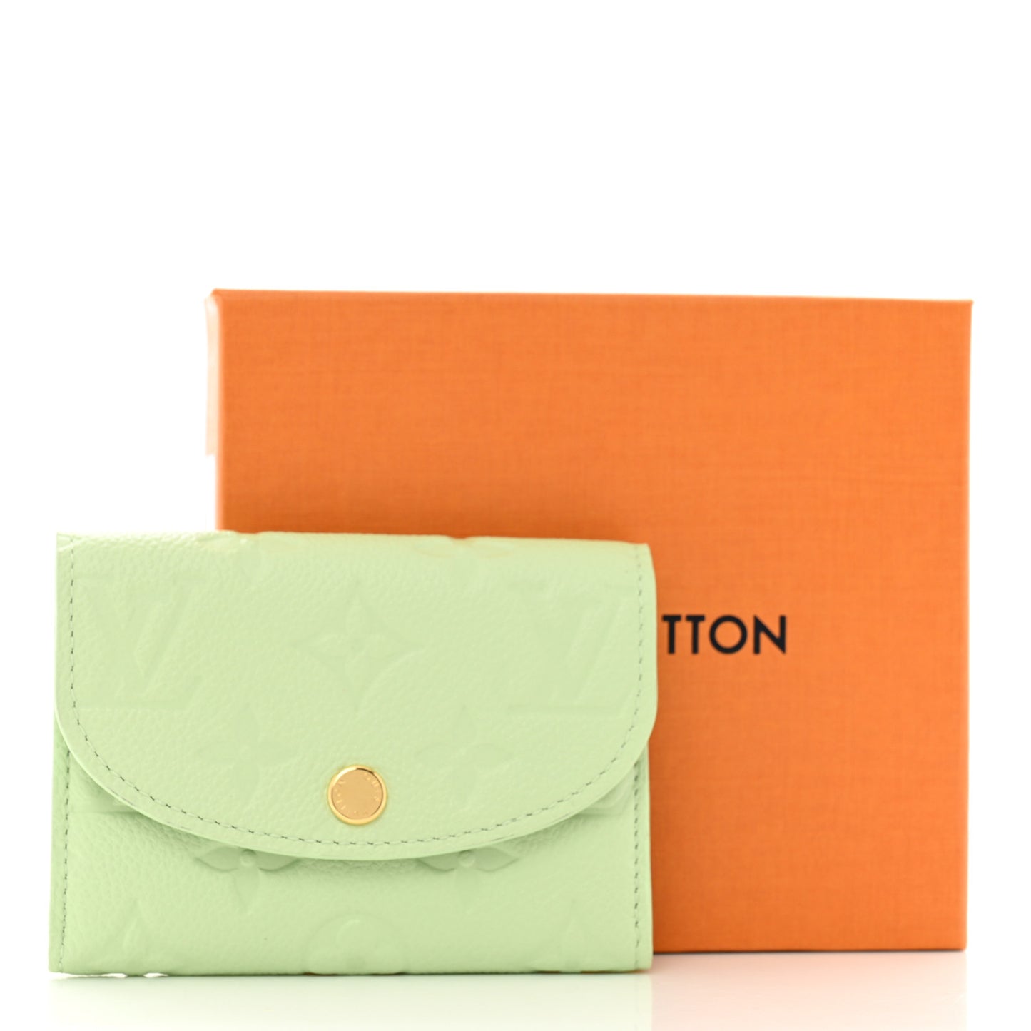 X TM Empreinte Monogram Rosalie Coin Purse Green Tea