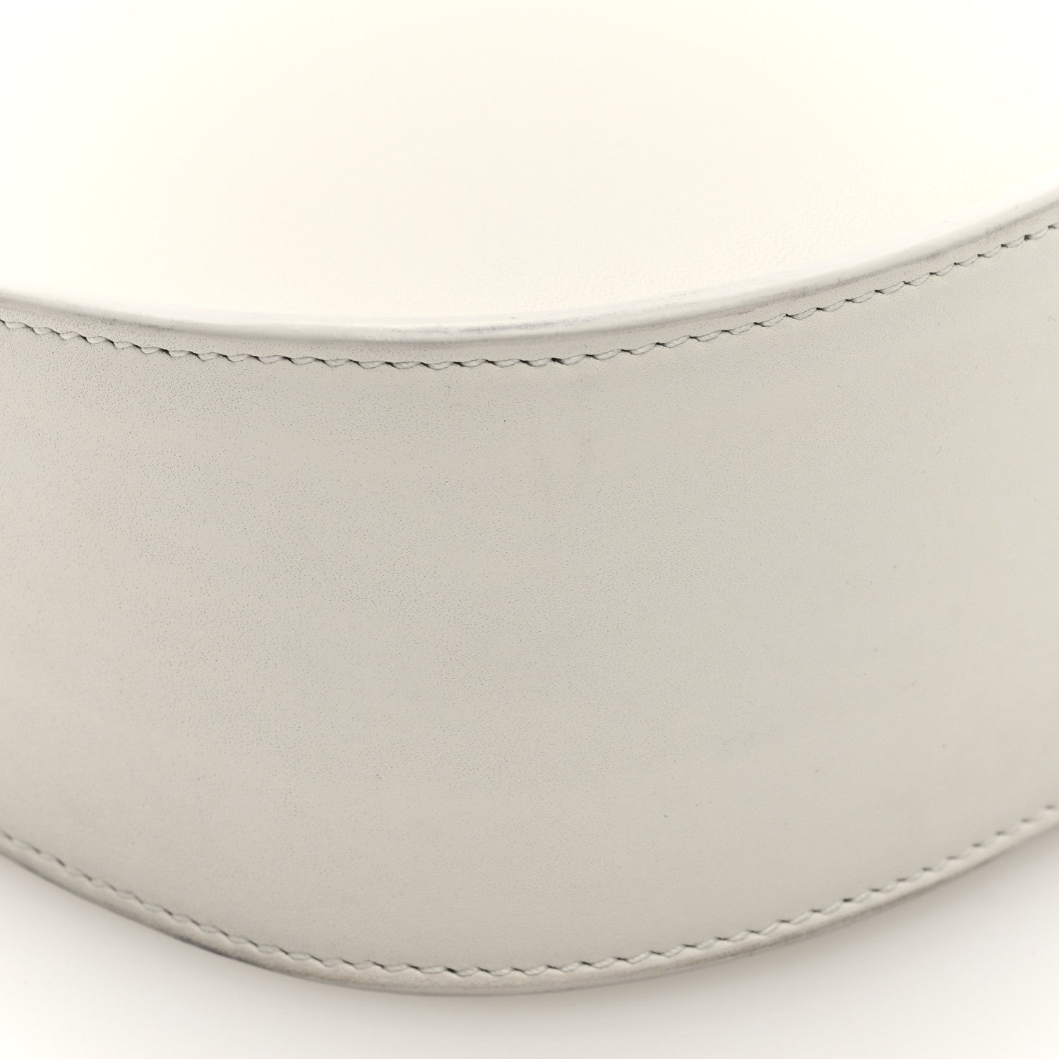 The Row Smooth Calfskin Half Moon Shoulder Bag New Ivory 8 of 10