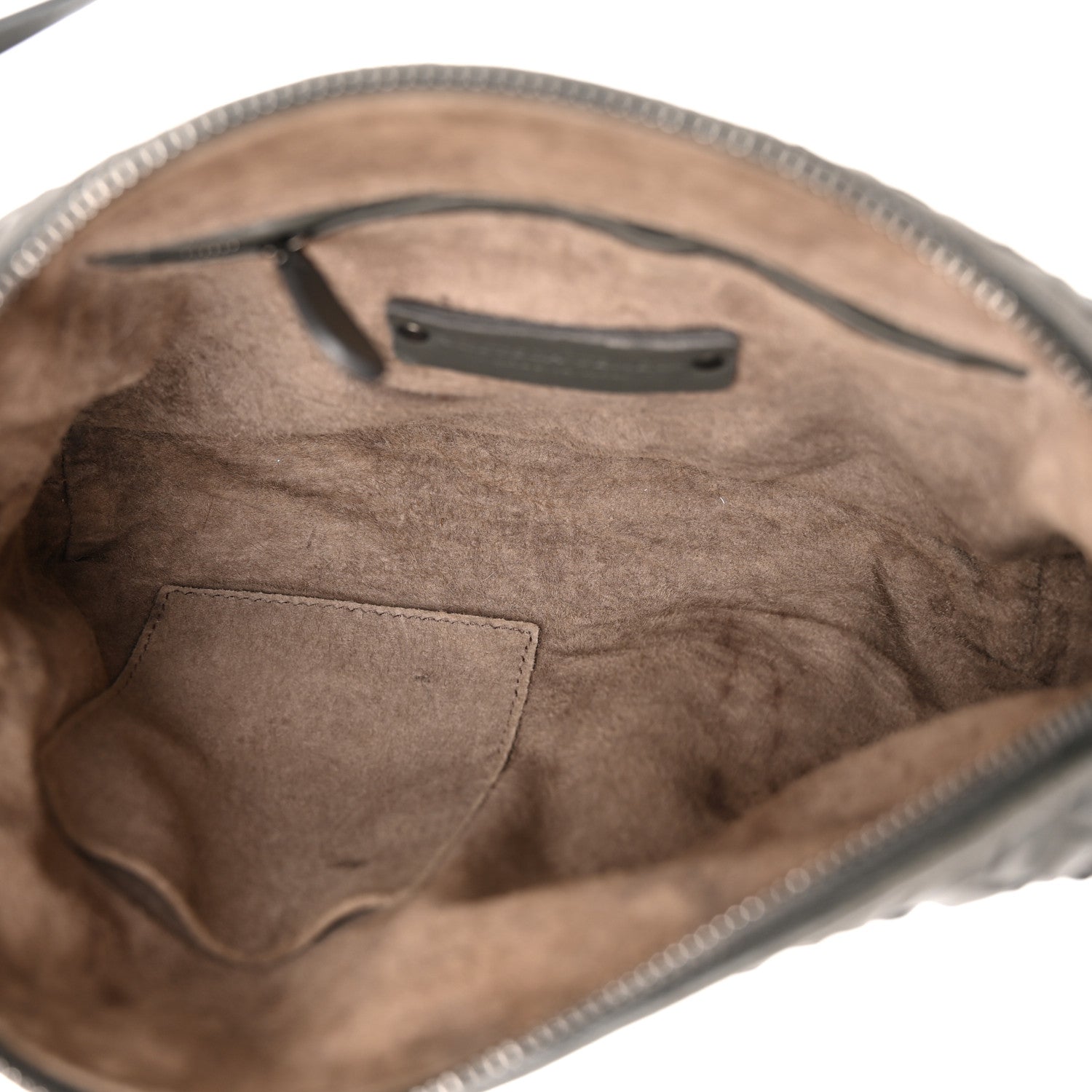 Bottega Veneta Nappa Intrecciato Nodini Crossbody Messenger New Light Grey 5 of 16