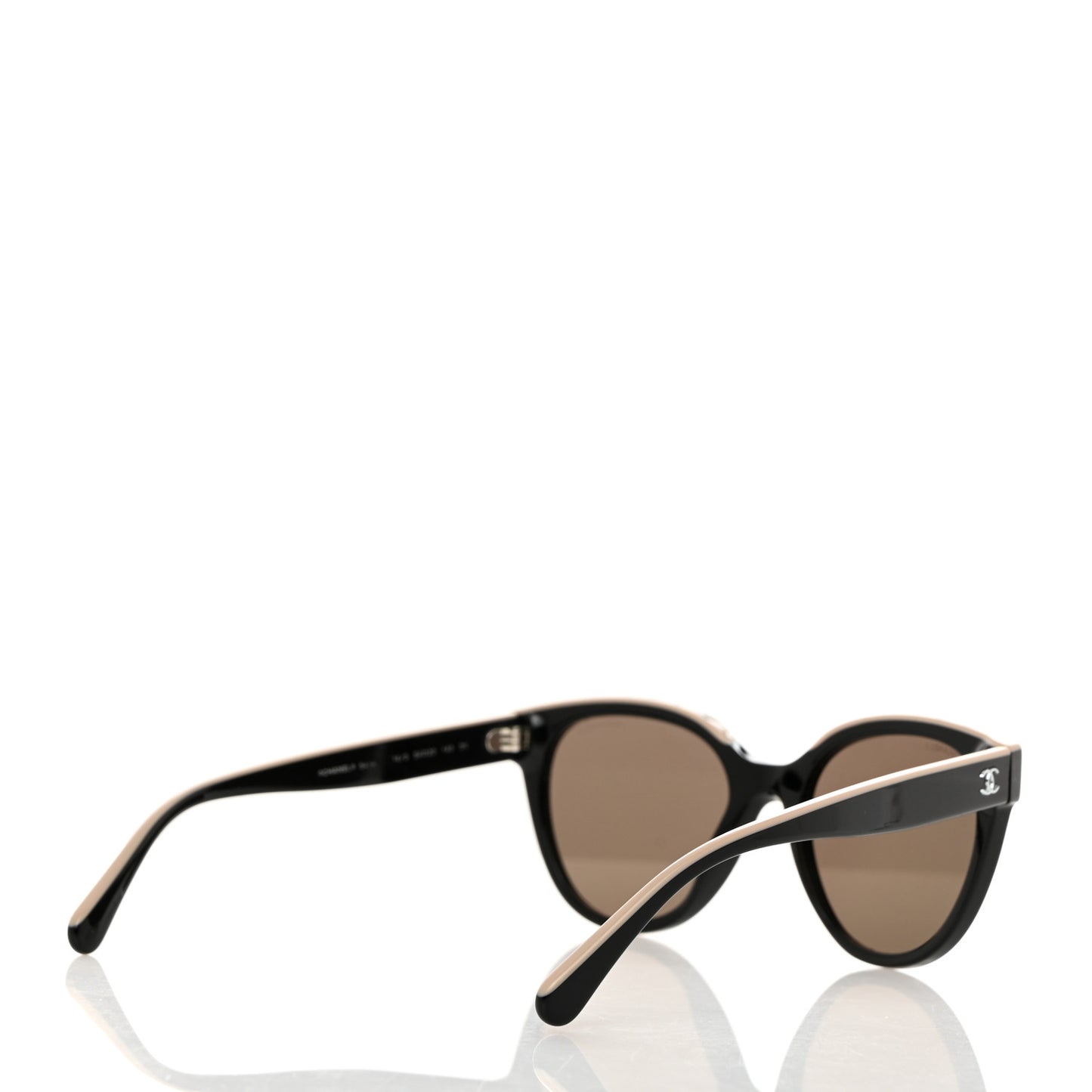 Acetate CC Butterfly Sunglasses 5414 Black Beige