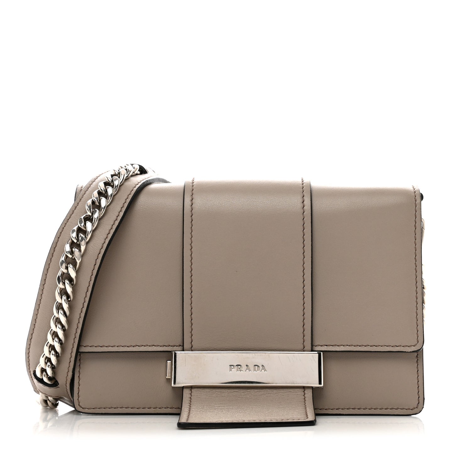 City Calf Ribbon Bag Pomice