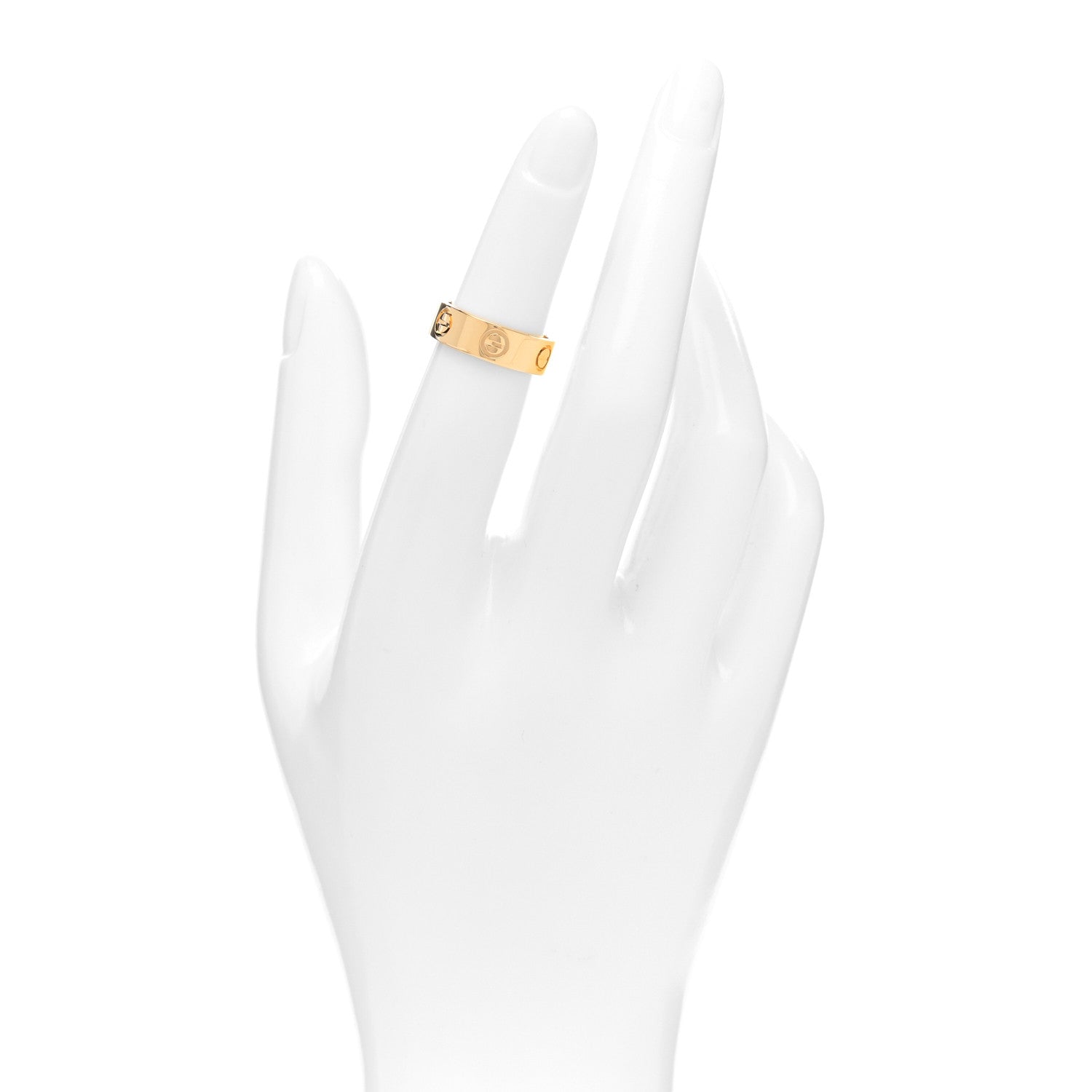 Cartier 18K Yellow Gold 5.5mm LOVE Ring 48 4.5 2 of 4