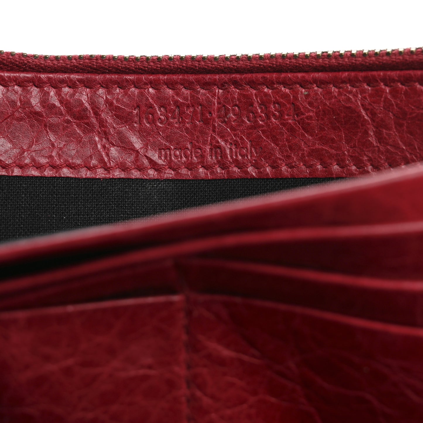 Agneau Gold Hardware Continental Zip Around Wallet Rose Thulian